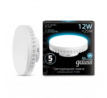 Лампа светодиодная Gauss GX70 12W 4100K матовая 131016212