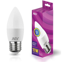 Лампа светодиодная REV C37 Е27 11W 2700K теплый свет свеча 32524 6
