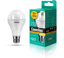 Лампа светодиодная Camelion E27 25W 3000K LED25-A65/830/E27 13571