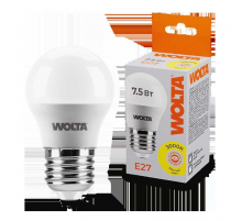 Светодиодная лампа WOLTA 25Y45GL7.5E27