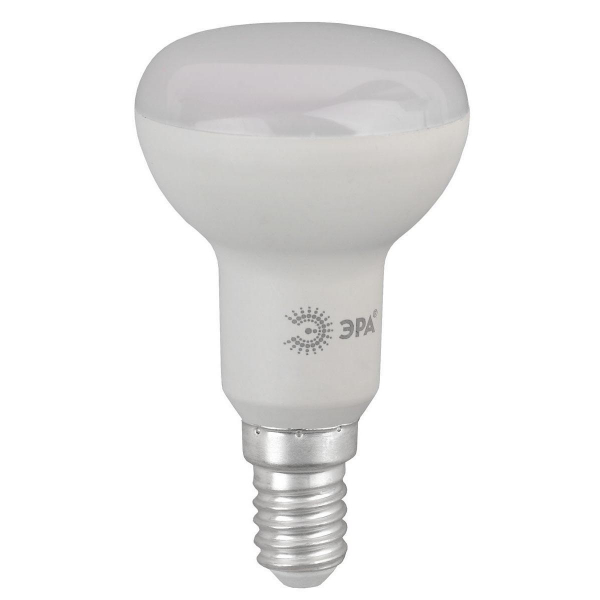 Лампа светодиодная ЭРА E14 6W 2700K матовая LED R50-6W-827-E14 R Б0050699 Лампа светодиодная ЭРА E14 6W 2700K матовая LED R50-6W-827-E14 R Б0050699