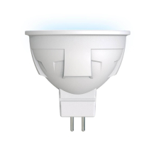 Лампа светодиодная Uniel GU5.3 6W 4000K матовая LED-JCDR 6W/NW/GU5.3/FR PLP01WH UL-00002422