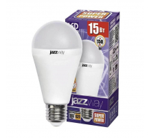 Лампа светодиодная Jazzway E27 15W 5000K матовая 2853035