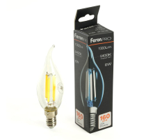 Лампа светодиодная Feron.PRO LB-1216 Свеча на ветру E14 6W 175-265V 6400K 51264