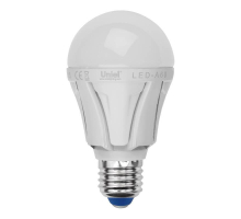 Лампа светодиодная Uniel E27 10W 3000K матовая LED-A60 10W/WW/E27/FR PLP01WH UL-00001524