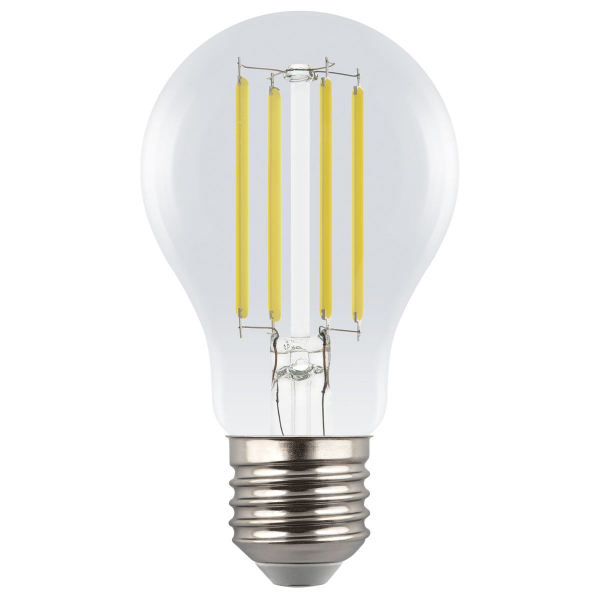 Лампа светодиодная Uniel E27 7W 3000K прозрачная LED-A60-7W/3000K/E27/CL GLY01TR UL-00011934 Лампа светодиодная Uniel E27 7W 3000K прозрачная LED-A60-7W/3000K/E27/CL GLY01TR UL-00011934