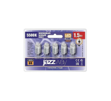 Лампа светодиодная Jazzway G4 1,5W 5500K прозрачная 5шт 1021182