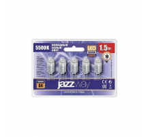 Лампа светодиодная Jazzway G4 1,5W 5500K прозрачная 5шт 1021182
