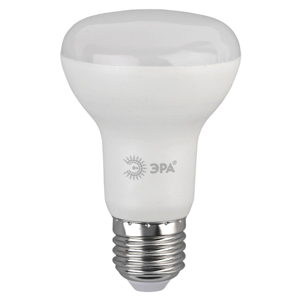 Лампа светодиодная ЭРА E27 8W 2700K матовая LED R63-8W-827-E27 R Б0050701 Лампа светодиодная ЭРА E27 8W 2700K матовая LED R63-8W-827-E27 R Б0050701