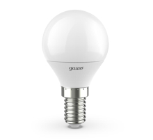 Лампа светодиодная Gauss E14 9.5W 4100K матовая 105101210