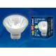 Лампа светодиодная Uniel GU4 3W 4000K прозрачная LED-MR11-3W/NW/GU4/220V GLZ21TR UL-00001703