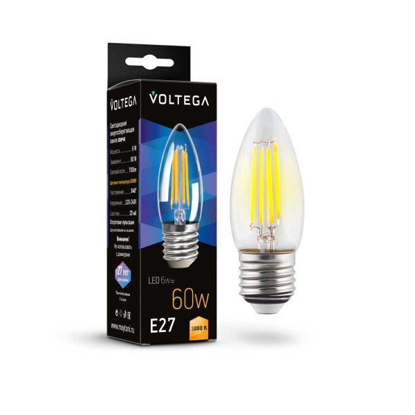 Лампочка Voltega Crystal 7208 Лампочка Voltega Crystal 7208