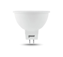 Лампа светодиодная Gauss GU5.3 5W 6500K матовая 101505305