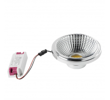 Лампа светодиодная Lightstar LED AR111 12W 4000K полусфера хром 932134