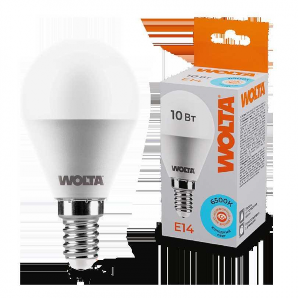 Светодиодная лампа WOLTA 25W45GL10E14 Светодиодная лампа WOLTA 25W45GL10E14