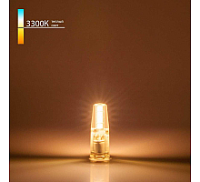 Лампа светодиодная Elektrostandard G4 3W 3300K прозрачная a049602