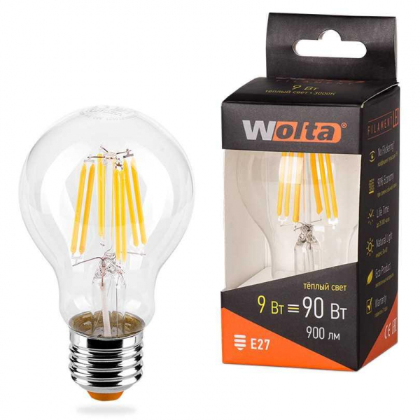 Светодиодная лампа WOLTA 25Y60BLFT9E27 Светодиодная лампа WOLTA 25Y60BLFT9E27