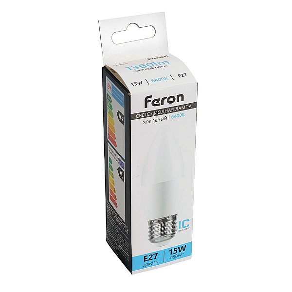 Лампа светодиодная Feron LB-980 E27 15W 6400K 52071