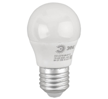 Лампа светодиодная ЭРА E27 8W 2700K матовая ECO LED P45-8W-827-E27 Б0030024