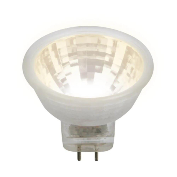 Лампа светодиодная Uniel GU4 3W 3000K прозрачная LED-MR11-3W/WW/GU4 GLZ21TR UL-00001700