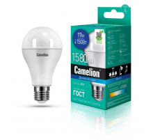 Лампа светодиодная Camelion E27 17W 6500K LED17-A65/865/E27 12653