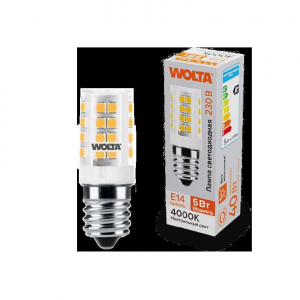 Светодиодная лампа WOLTA WSTD-JCD-5W4KE14-C