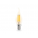 Лампа светодиодная Свеча на ветру CF35 15W 2700K Ambrella light Bulding 351523