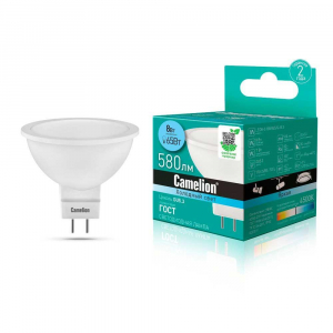 Лампа светодиодная Camelion GU5.3 8W 4500K LED8-S108/845/GU5.3 12872