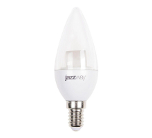 Лампа светодиодная Jazzway E14 7W 3000K прозрачная 2853097
