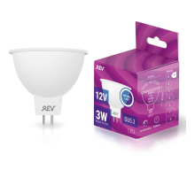 Лампа светодиодная REV MR16 GU5.3 3W 4000K нейтральный белый свет 12V рефлектор 32370 9