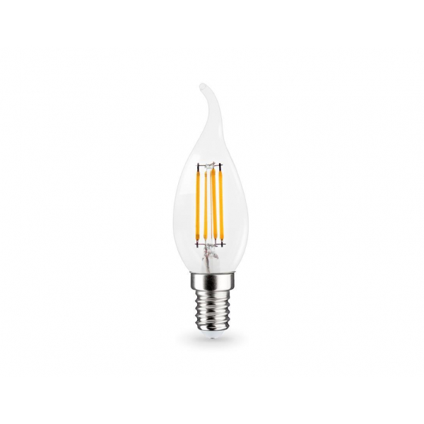 Лампа светодиодная Свеча на ветру CF35 15W 4000K Ambrella light Bulding 351524 Лампа светодиодная Свеча на ветру CF35 15W 4000K Ambrella light Bulding 351524