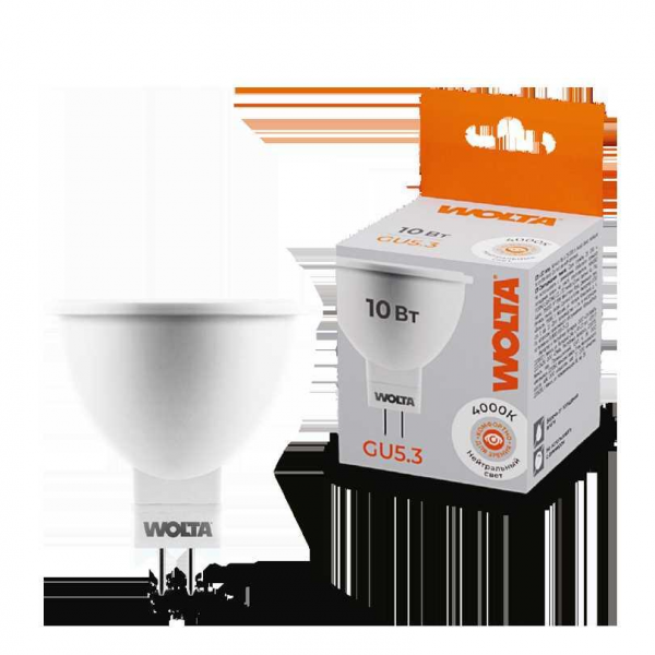 Светодиодная лампа WOLTA 25SMR16-220-10GU5.3 Светодиодная лампа WOLTA 25SMR16-220-10GU5.3