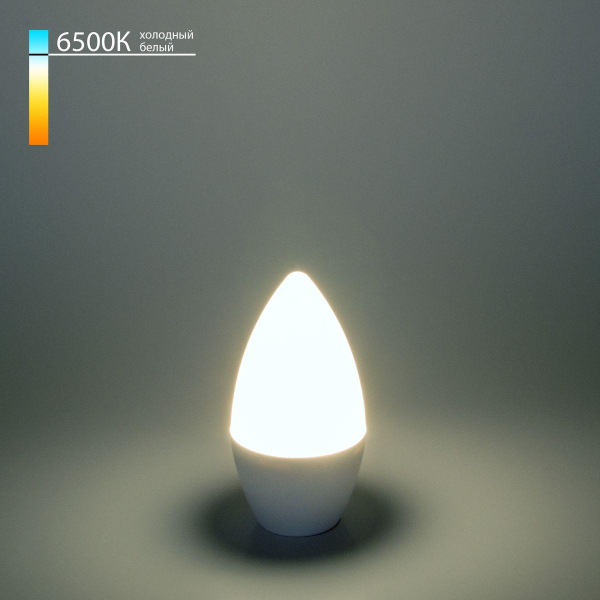 Лампа светодиодная Elektrostandard E14 6W 6500K матовая a049162 Лампа светодиодная Elektrostandard E14 6W 6500K матовая a049162