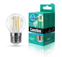 Лампа светодиодная Camelion E27 7W 4500K LED7-G45-FL/845/E27 13459