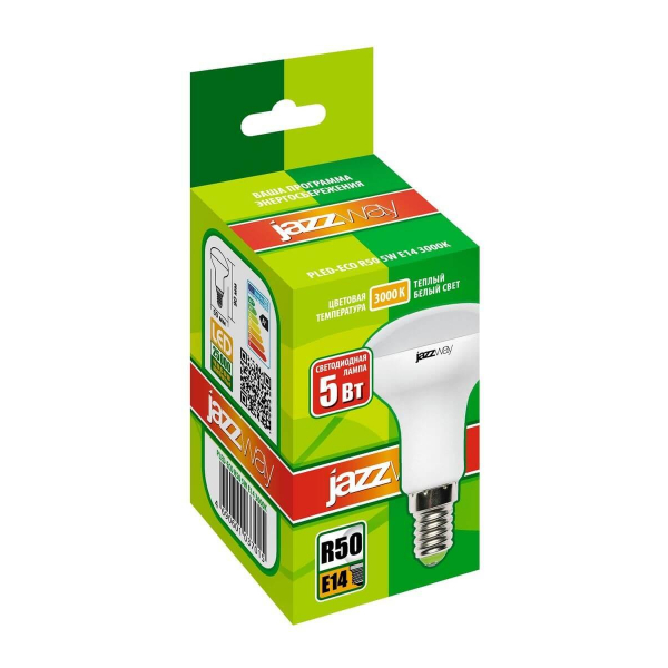 Лампа светодиодная Jazzway E14 5W 3000K матовая 1037015A Лампа светодиодная Jazzway E14 5W 3000K матовая 1037015A