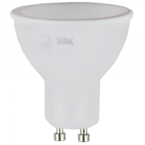 Лампа светодиодная ЭРА GU10 6W 4000K матовая LED MR16-6W-840-GU10 Б0020544
