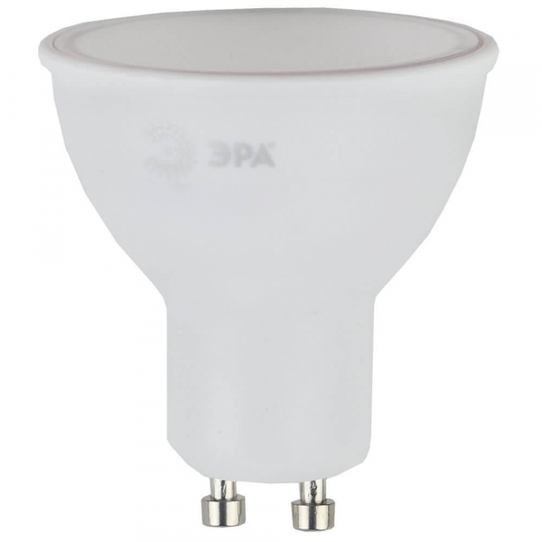 Лампа светодиодная ЭРА GU10 6W 4000K матовая LED MR16-6W-840-GU10 Б0020544 Лампа светодиодная ЭРА GU10 6W 4000K матовая LED MR16-6W-840-GU10 Б0020544
