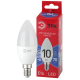Лампа светодиодная ЭРА E14 10W 6500K матовая B35-10W-865-E14 R Б0045337
