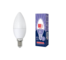 Лампа светодиодная E14 7W 6500K матовая LED-C37-7W/DW/E14/FR/NR UL-00003794