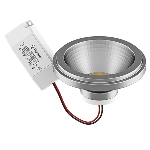 Лампа светодиодная Lightstar LED AR111 12W 4000K полусфера никель 932104 Лампа светодиодная Lightstar LED AR111 12W 4000K полусфера никель 932104