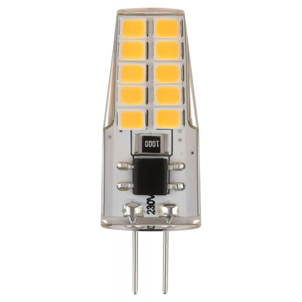 Лампа светодиодная ЭРА G4 2,5W 4000K прозрачная LED-JC-2,5W-220V-SLC-840-G4 Б0049092 Лампа светодиодная ЭРА G4 2,5W 4000K прозрачная LED-JC-2,5W-220V-SLC-840-G4 Б0049092