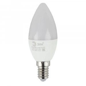 Лампа светодиодная ЭРА E14 6W 2700K матовая ECO LED B35-6W-827-E14 Б0020618