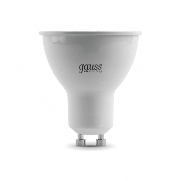 Лампа светодиодная Gauss GU10 9W 4100K матовая 13629 Лампа светодиодная Gauss GU10 9W 4100K матовая 13629