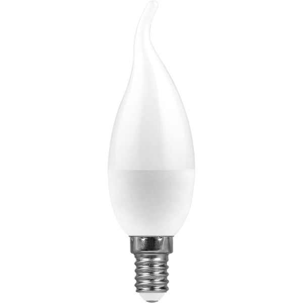 Лампа светодиодная Feron E14 7W 2700K Свеча Матовая LB-97 25475 Лампа светодиодная Feron E14 7W 2700K Свеча Матовая LB-97 25475