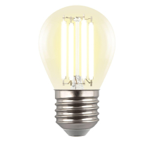 Лампа светодиодная Uniel E27 4W 3000K прозрачная LED-G45-4W/3000K/E27/CL GLY01TR UL-00011940