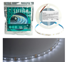 SST01 SAFFIT 60SMD(2835)/m 6Вт/м 12V 5000*8*1.22мм 6500K, IP20 55239