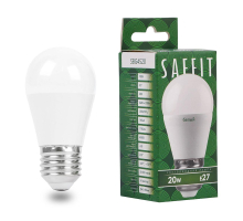 Лампа светодиодная Saffit E27 20W 4000K матовая SBG4520 55277