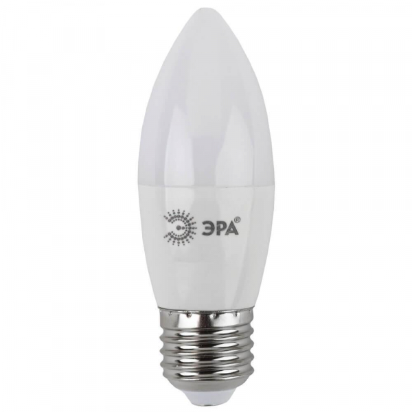 Лампа светодиодная ЭРА E27 9W 6000K матовая LED B35-9W-860-E27 Б0031410 Лампа светодиодная ЭРА E27 9W 6000K матовая LED B35-9W-860-E27 Б0031410