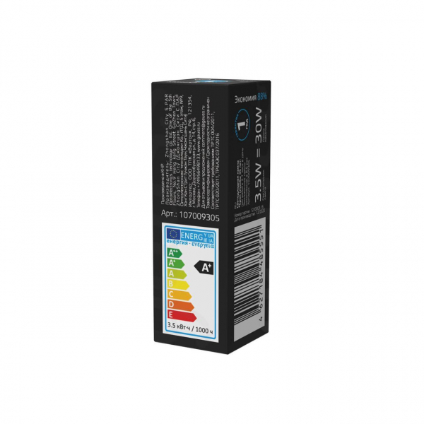 Лампа светодиодная Gauss G9 3,5W 6500K прозрачная 107009305 Лампа светодиодная Gauss G9 3,5W 6500K прозрачная 107009305
