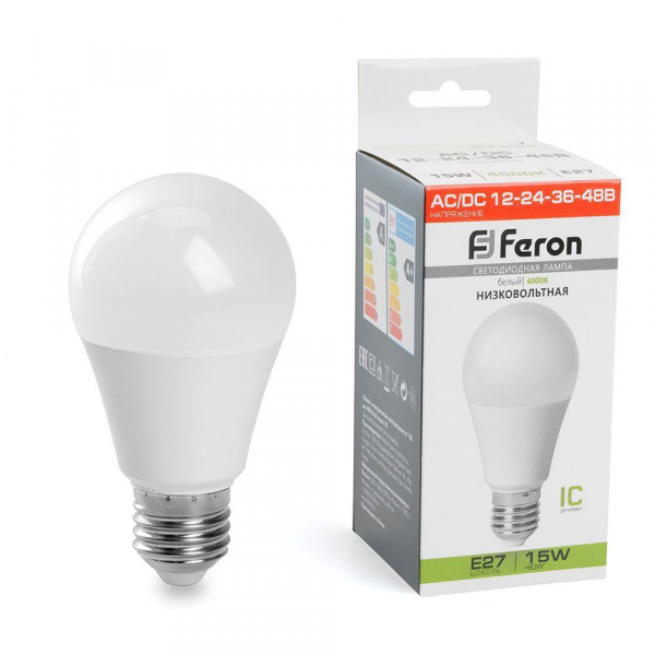 Лампа светодиодная Feron LB-194 E27 15W 4000K 48730 Лампа светодиодная Feron LB-194 E27 15W 4000K 48730